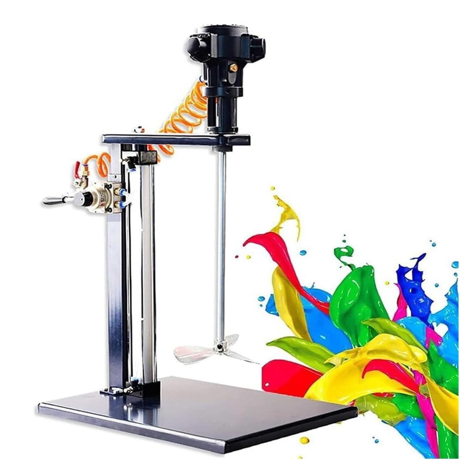 YXYLJOZ Pneumatic Paint Mixer, 5 Gal Air Agitator Blender, Height Adjustable Mixing Machine for Paints Coatings, 1500-3000 RPM