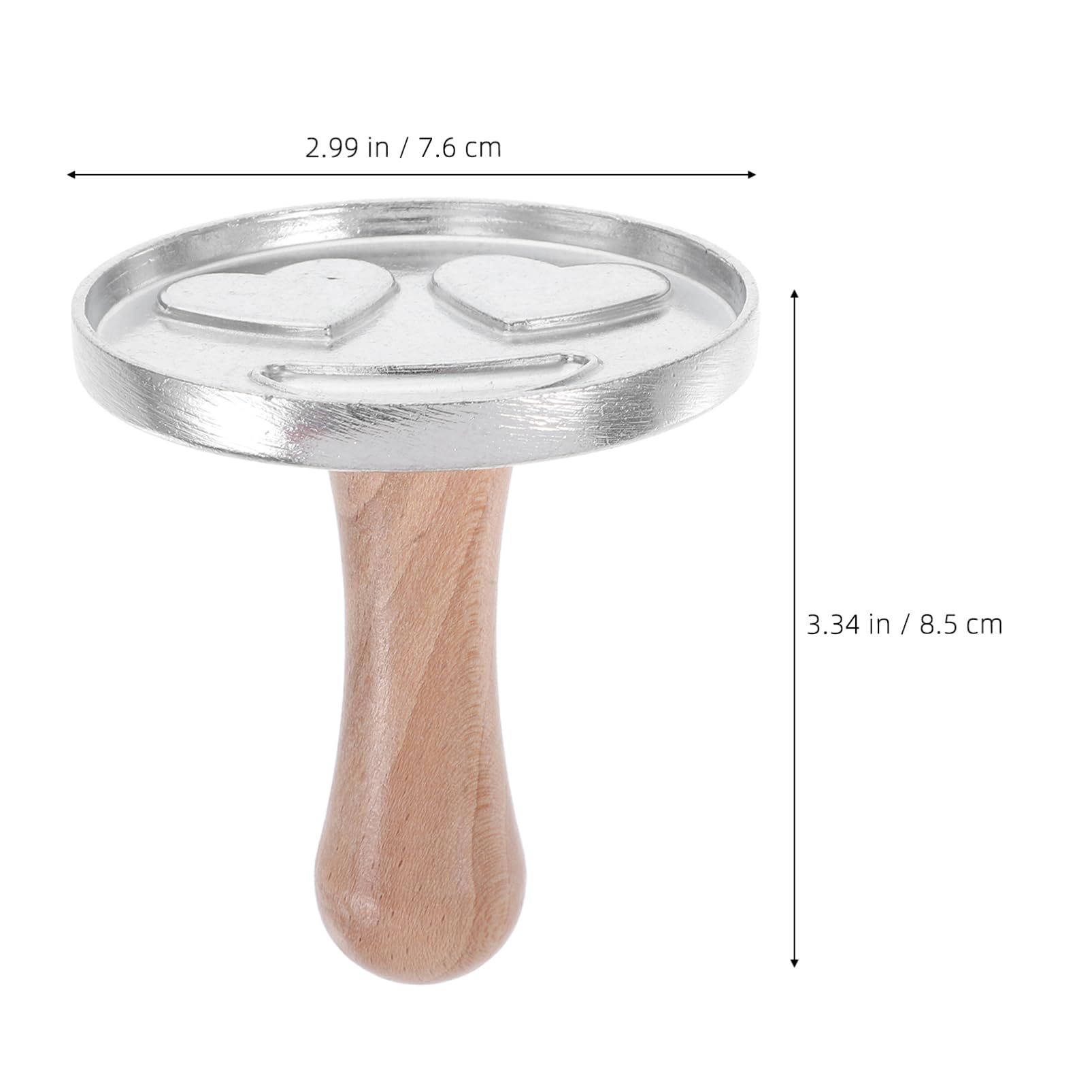 Cabilock Zinc Alloy Cookie Mold for Baking Heart-shaped Biscuit Cutter and Reusable Pastry Tool for Home Baking and Cake Decoration for Projects and Special Occasions