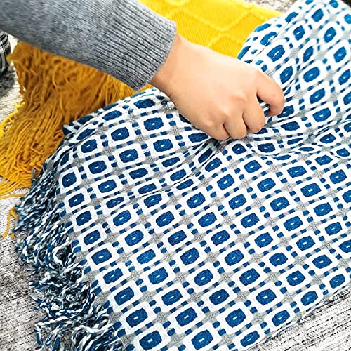 Couverture à armure contre le froid plaid grand format pour lit et canapé