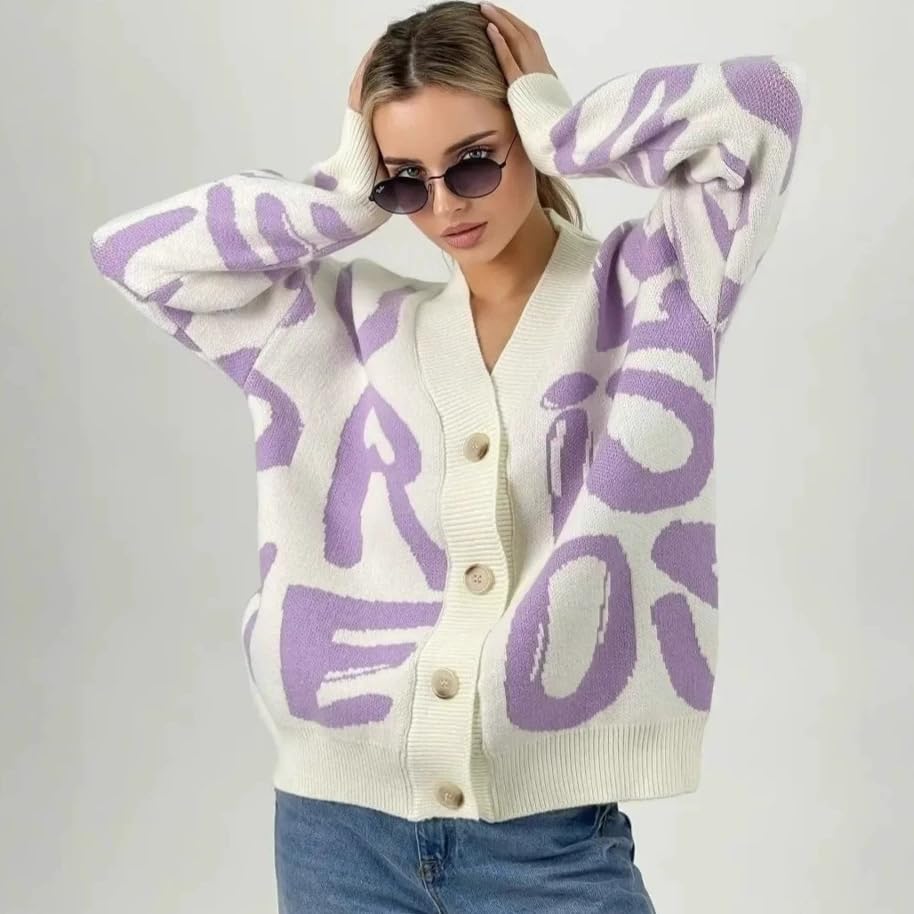 Image of JASCLS Women's Trendy Summer Long Sleeve Open Front Sweater Cardigans for Women
