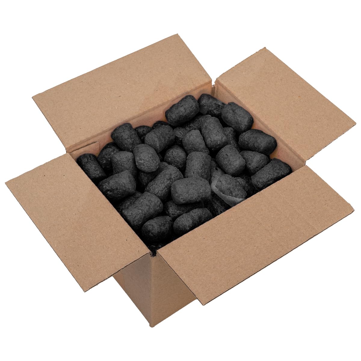 BIO Almidón de Maíz Chips de Embalaje 25 litros - Negro