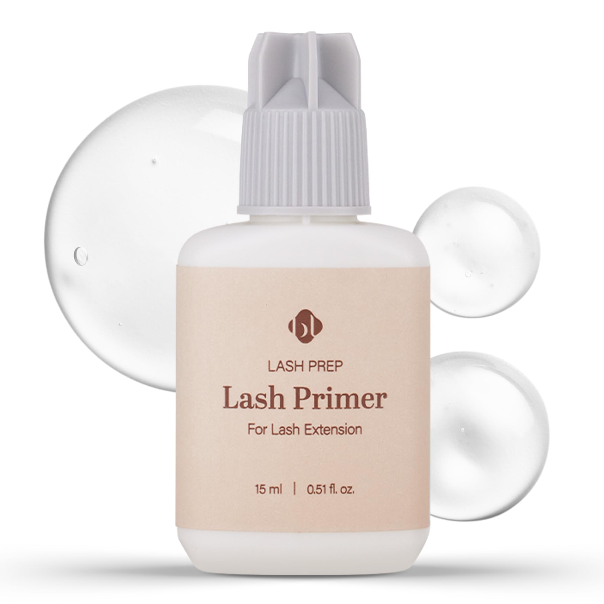 BL Lashes Primer for Lash Extensions | Oil-Free, Strong Bonding Power Retention, Speeds Up Application Time, Professional Use & Gentle on Sensitive Skin (15ml, 0.51 fl.oz) 0.51 Fl Oz (Pack of 1)