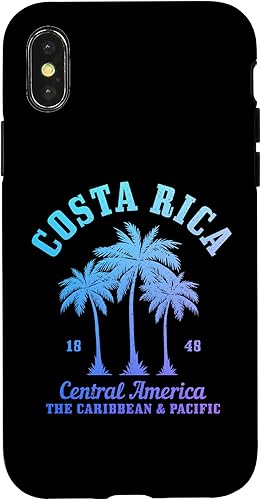 Miniatura 7 de iPhone 14 Pro Max Costa Rica Souvenirs Vintage Palmeras Surf Beach Case