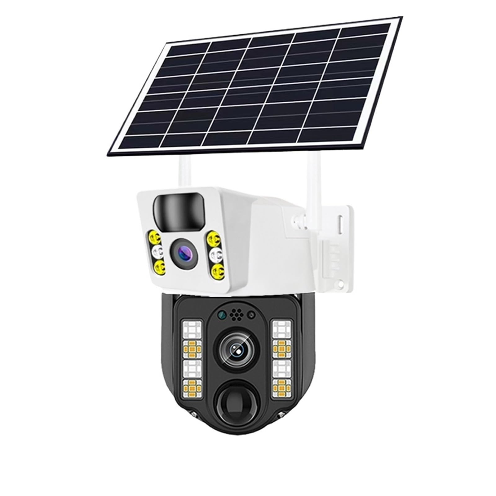 JVDDI 4K 8MP Dual Lens Solar 4G WiFi Camera Wireless Battery Low Powered IP Camara PIR Motion Detect External CCTV Video Surveillence(WiFi Cam No Card)