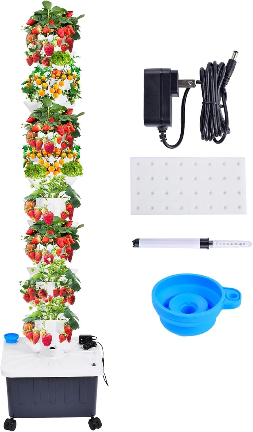 Tour hydroponique verticale 14 niveaux pour cultiver sans espace