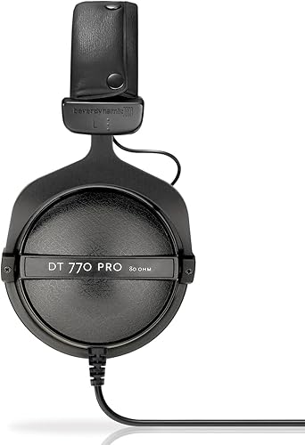 Miniatura 4 de DT-770-PRO-32 cerrado dinámico para aplicaciones de control y monitoreo de auricular Beyerdynamic, 32 Ohmios, Negro