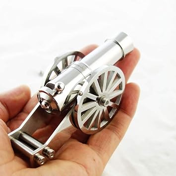 TIETHEKNOT Mini Napoleon Cannon Model Metal Replica Desktop Decorating and Collectibles