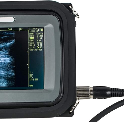 Miniatura 5 de Escáner portátil veterinario U_ltrasound de 55 pulgadas con Micro-C_onvex P_Robe V8 digital de mano veterinaria U_ltrasound máquina para prueba de