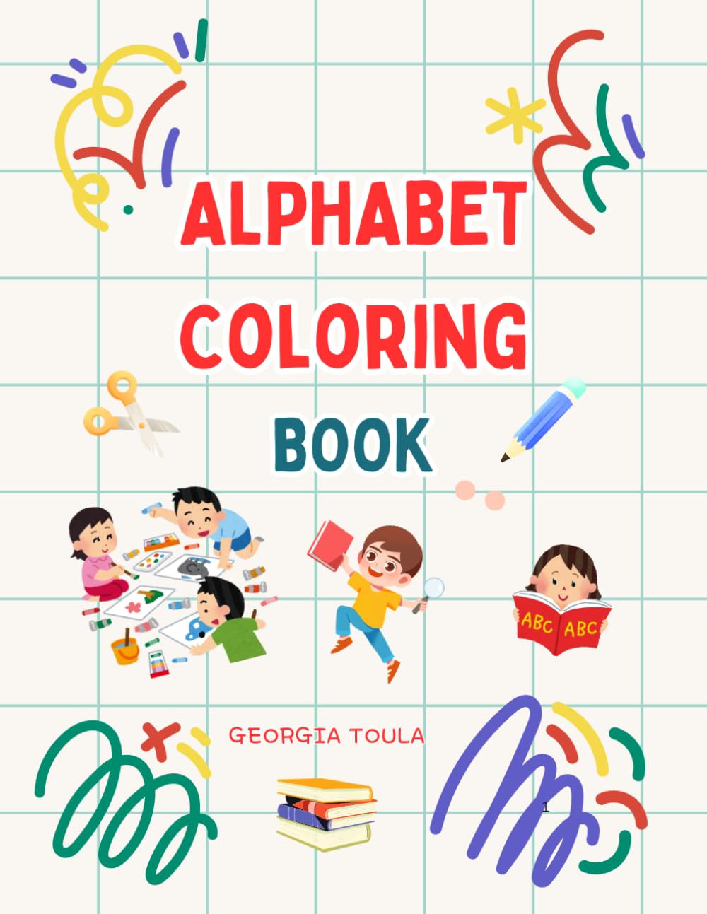 Alphabet Activity Book: Colouring pages
