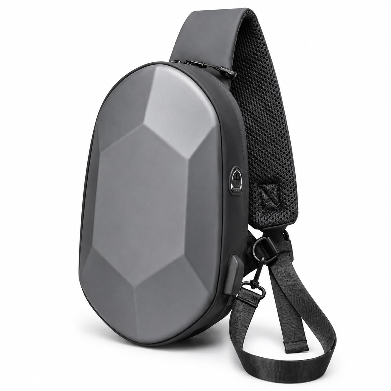 The AeroSling ONE Shoulder Bag for Men & Women, Water Resistant Crossbody Sling Bag with Multiple Compartments, Lightweight Travel Chest Bag for Daily Commute, Office, Travel-picture-40