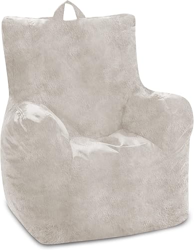 Miniatura 198 de Posh Creations Puf estructurado cómodo para jugar, leer y ver la televisión, Malibu Lounge, tela de lona para colorear, criaturas Criaturas de tela