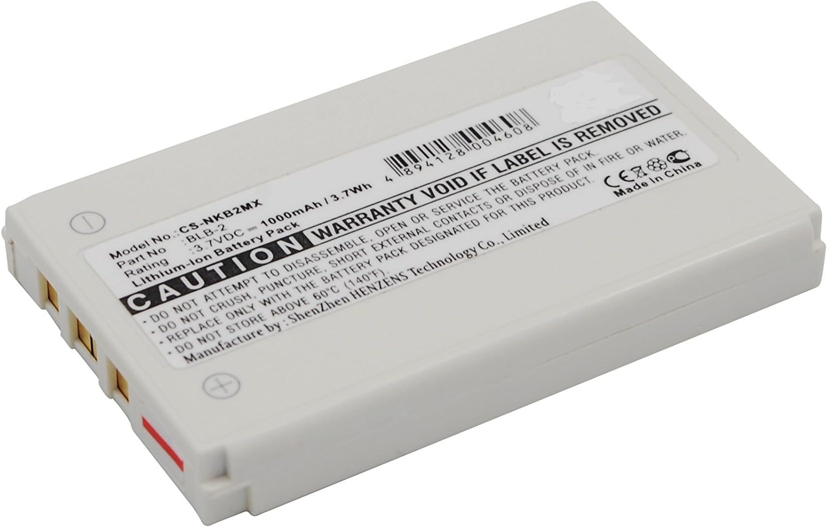 BLB-2 1000mAh Battery Compatible with 8310 8210 6590 7150 8890 6510 7650 6590i 8290 8850G 8910i 8390 5210 8270 6500 8850 3610 8910 8250 Battery