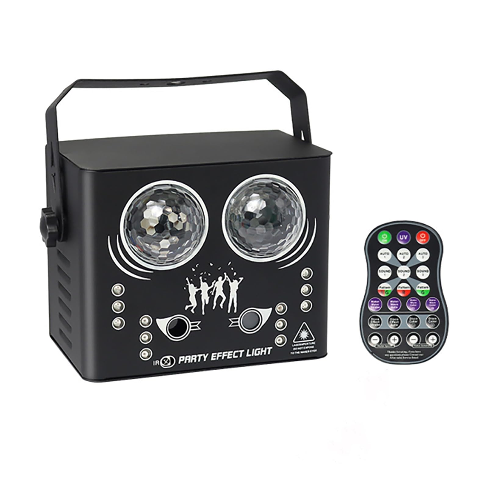 5-in-1-DMX-Disco-Lichter, Bühnen-Party-Lichter, DJ-Bar, dekorative Lichter, Hochzeit, Publikum, Projektionslichter, Halloween-Tageslicht Für Partys und Clubs