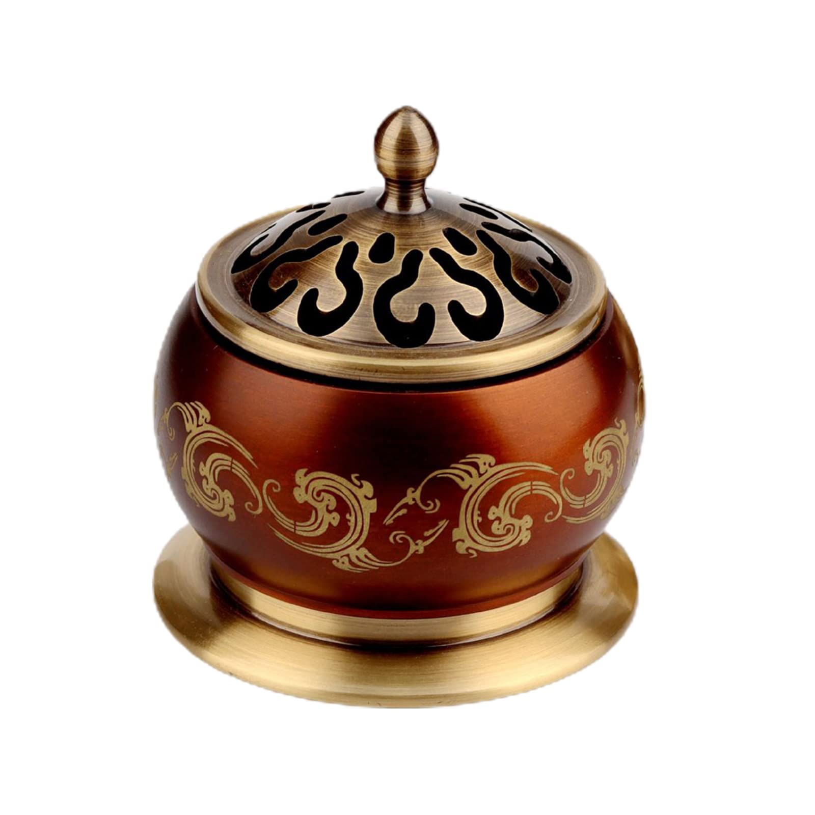 Kalttoy Chinese Pure Copper Burners Ornaments Supplies for Praying Party Decorations Supplies Metal Burners Holder