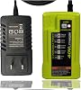 OP403 40V Lithium Battery Charger Replace Ryobi OP403 OP404 WUSB Plug in to Charge OP4015 OP40201 OP4026 OP4026A OP4030 OP40301 OP4040 OP4060 OP4060A OP40601 OP4050 OP4050A