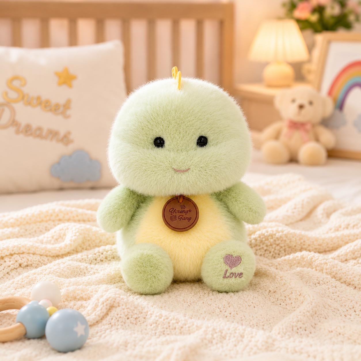 SCOOBA Cute Pendant Dino with Fragrance Soft Toys for Kids Babies 18cm(Pendant Dino)-image-23