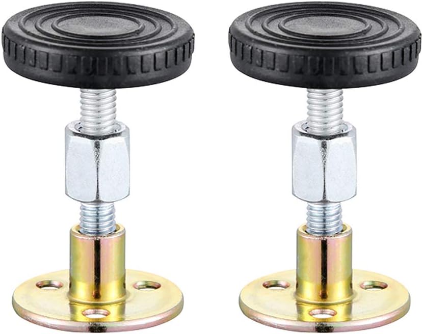 Bed Frame Anti-Shake Tool, 2 Pieces Studdle for Bedside Headboard Prevent Loosening Withstand Shock from Bed to Wall (47-64mm - 2 Pack)
