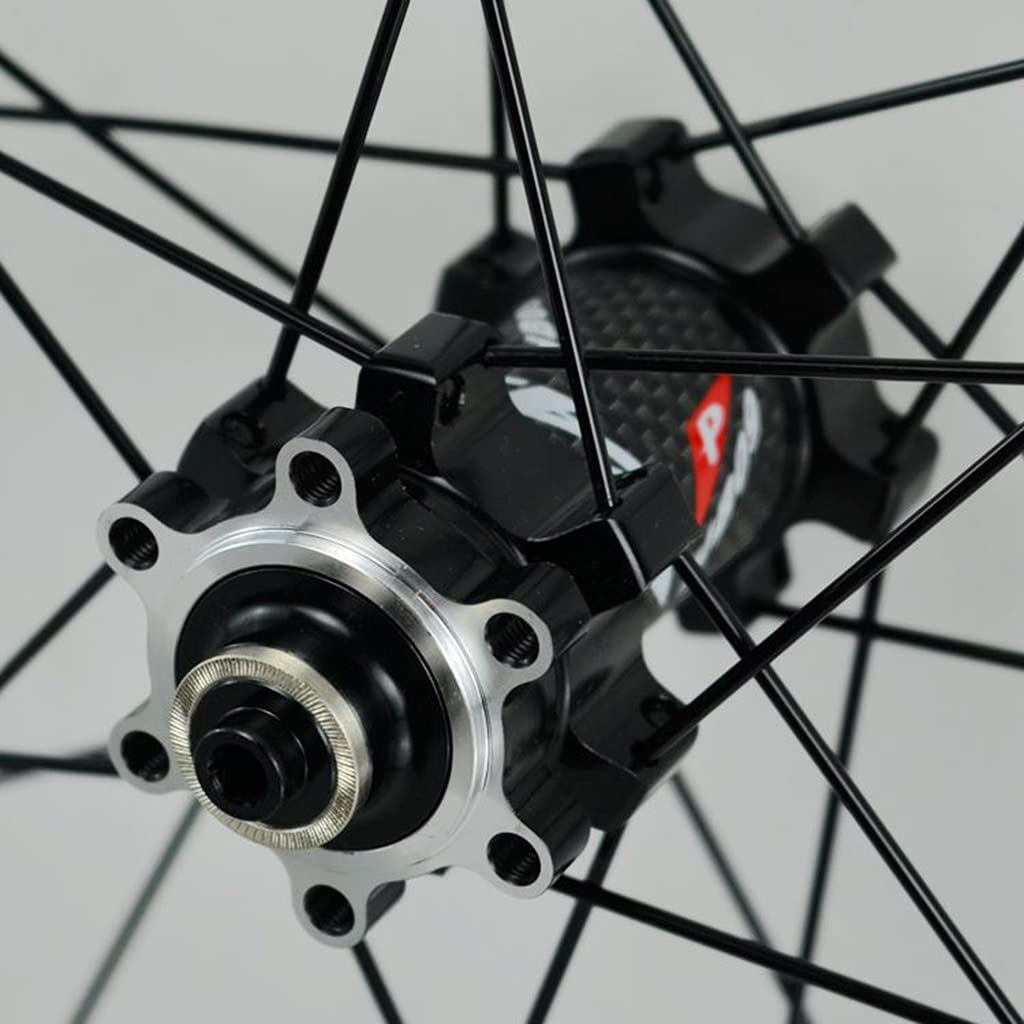 TUJISEK MTB Ruote 26/27.5/29 Pollici Rilascio Rapido Freno A Disco Ciclismo da Montagna Rim Ruote per 7 8 9 10 11 12 velocità Cassetta Ruota Libera 24 Buche(Silver 1,27.5in)
