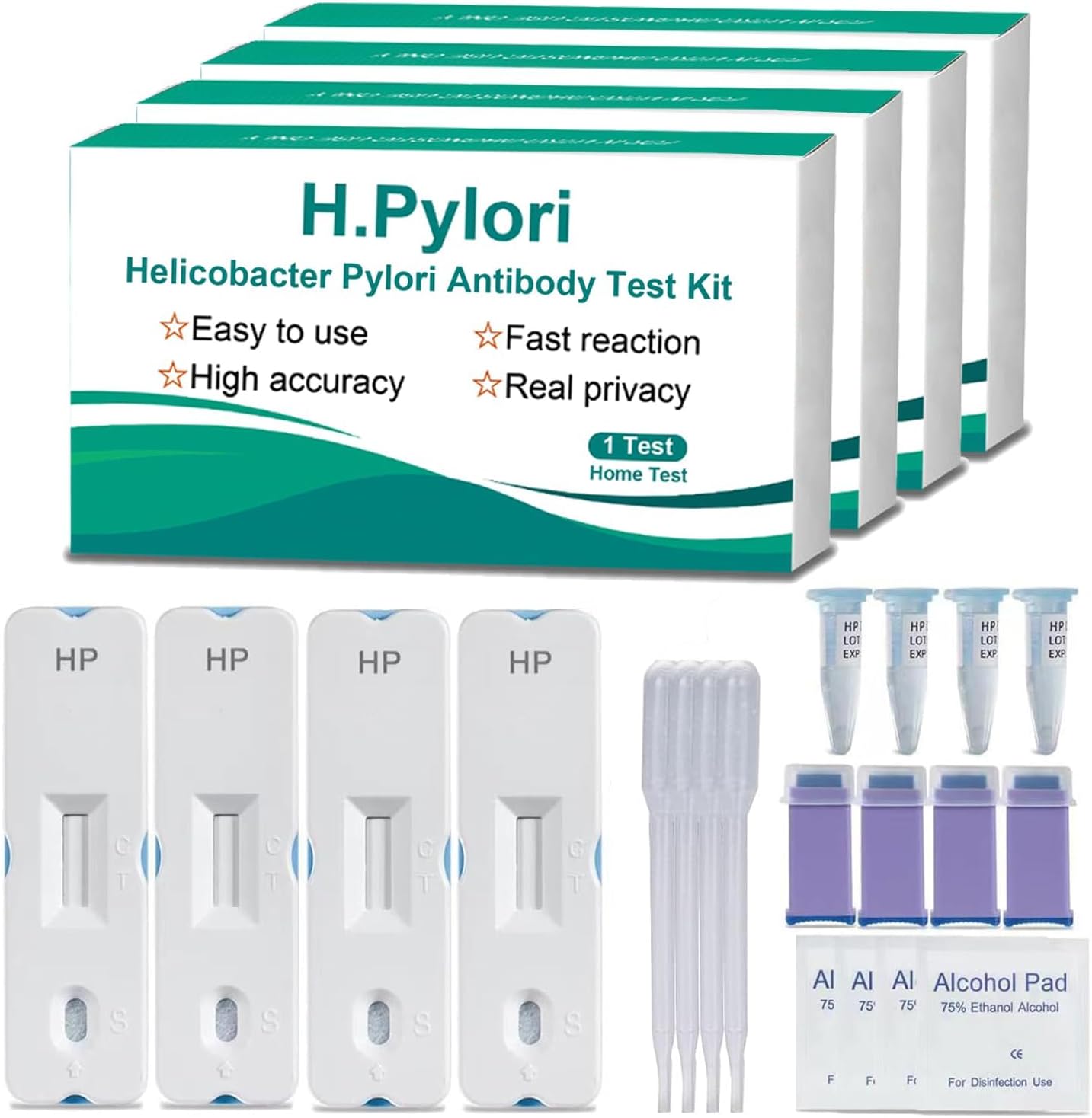 H Pylori Test Kit, Helicobacter Pylori Test Kits at Home, 4