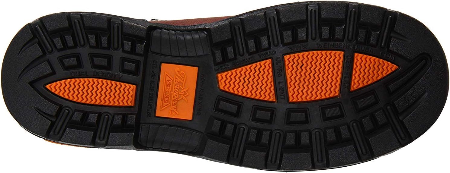 Thorogood GEN-Flex2 6 Composite Safety Toe Work Boots For Men - Breathable Heavy-Duty Toe Cap Boots With Goodyear Storm Welt, Slip-Resistant Outsole and Comfort Insole 11 Brown