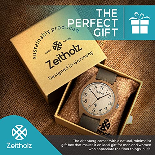 Zeitholz Orologio in Legno Unisex - Modello
