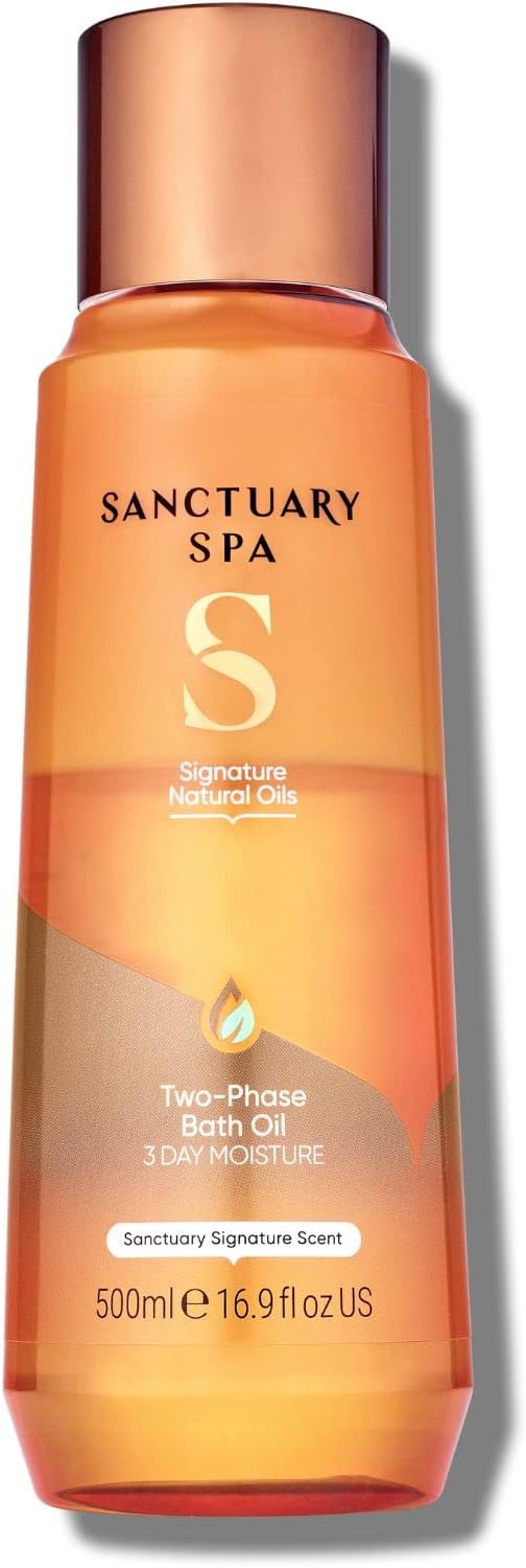 Sanctuary Spa Two Phase Bath Oil, Vegan and Cruelty Free, 500ml : Amazon.co.uk: Beauty