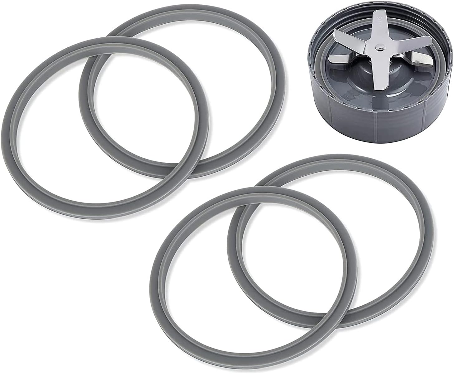 Taicols 4 Pack Gasket Replacement Rubber Ring Seal Ring Gasket with Lip