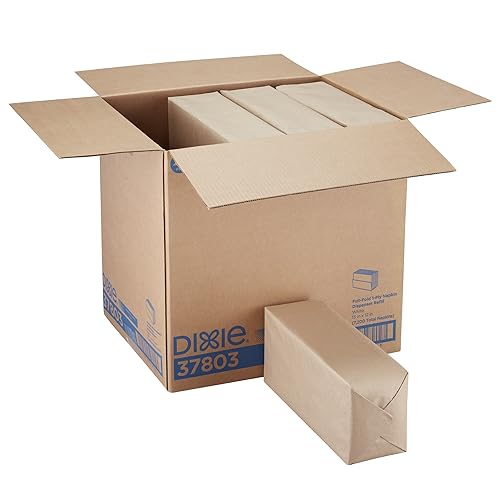 Miniatura 3 de GP PRO (Georgia-Pacific) - Recambio de servilleta dispensadora de 1 capa de plegado completo Dixie (Georgia-Pacific), color blanco, 37803, 600