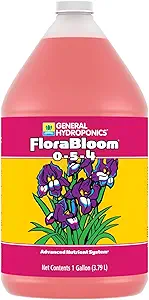 General Hydroponics FloraBloom 0-5-4, Use With FloraMicro & FloraGro For A Tailor-Made Nutrient Mix, Provides Nutrients For Reproductive Growth, Ideal For Hydroponics, 1-Gallon