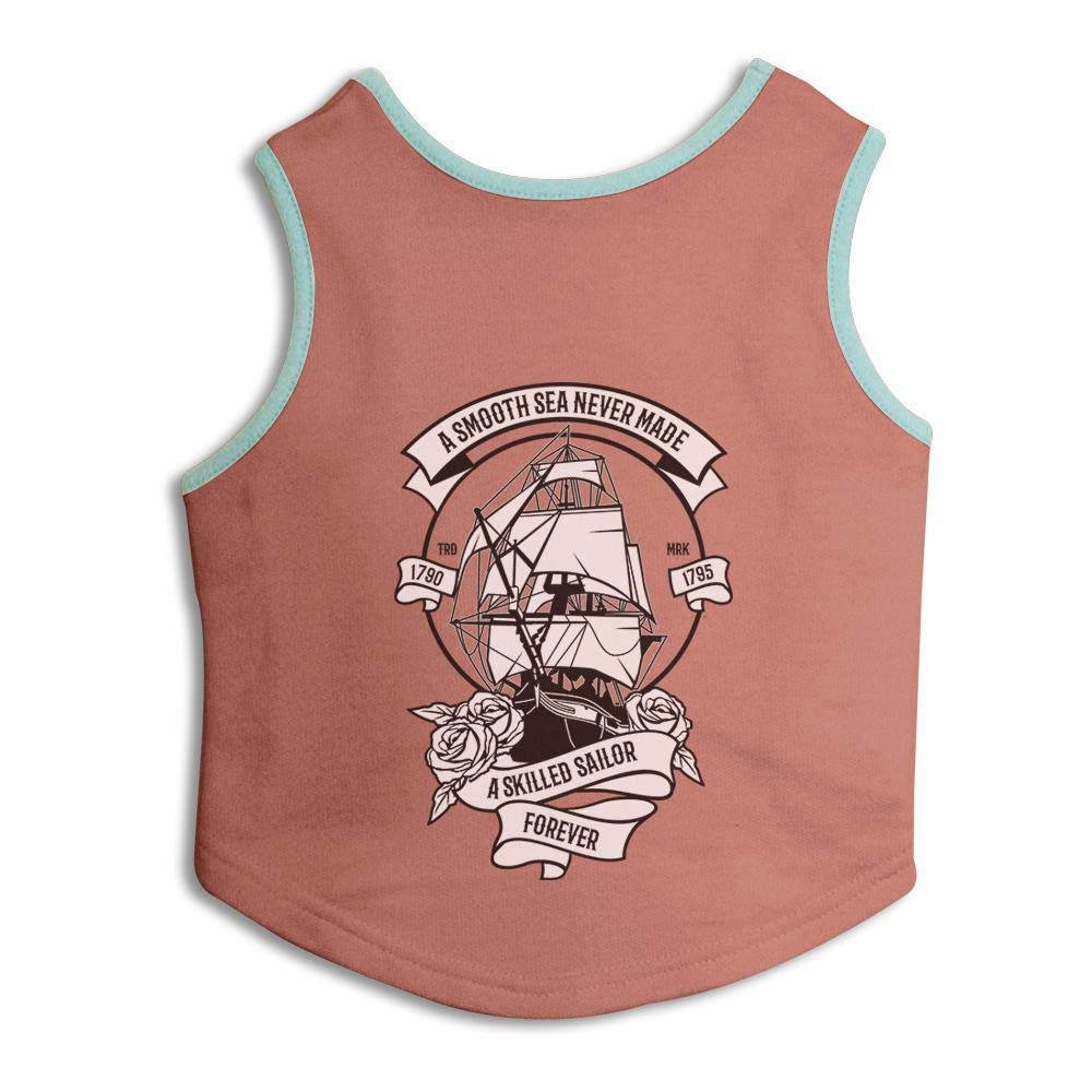 Ruse. A Skilled Sailor Printed Sleeveless Pet Sweatshirt Tank T-Shirt/Tees for Dogs ( X-Small , Newborn Puppy) (B07KXVQPZ9) Amazon Price History, Amazon Price Tracker