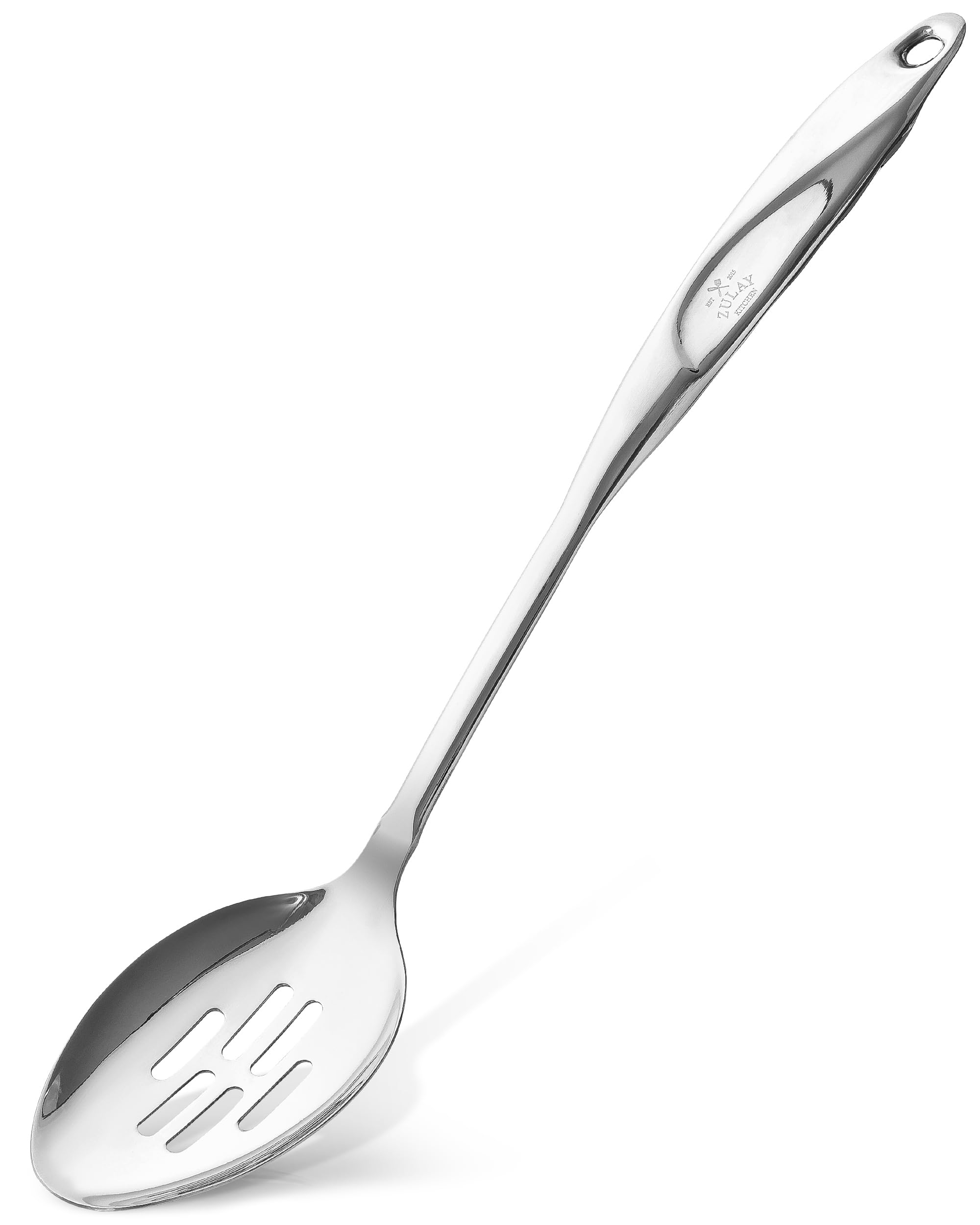 Zulay Kitchen Stainless Steel Slotted Spoon