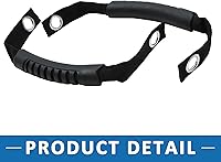 Vista 5 de Asa de agarre para asiento trasero de coche para Jeep Wrangler 2007-2018 Nylon Negro (juego de 4)