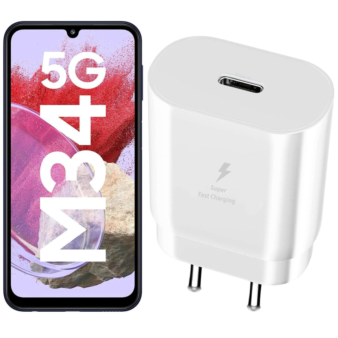 25w Charger for Samsung Galaxy M34 5G Type C Charger Adapter Compatible with Galaxy M34 Charger, 25 Watt USB Type C to C Pd Charging Adapter C Type (B0CV9JR4J8) Amazon Price History, Amazon Price Tracker