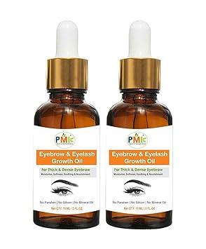 PMK Advanced Eyebrow and Eyelash Growth Oil (Pack of 2)
