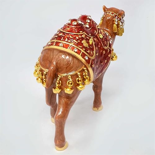 Miniatura 10 de Feng Shui Pure White Cash Flow Camel Good Fortune Luck Estatua Decoración del hogar (blanco)