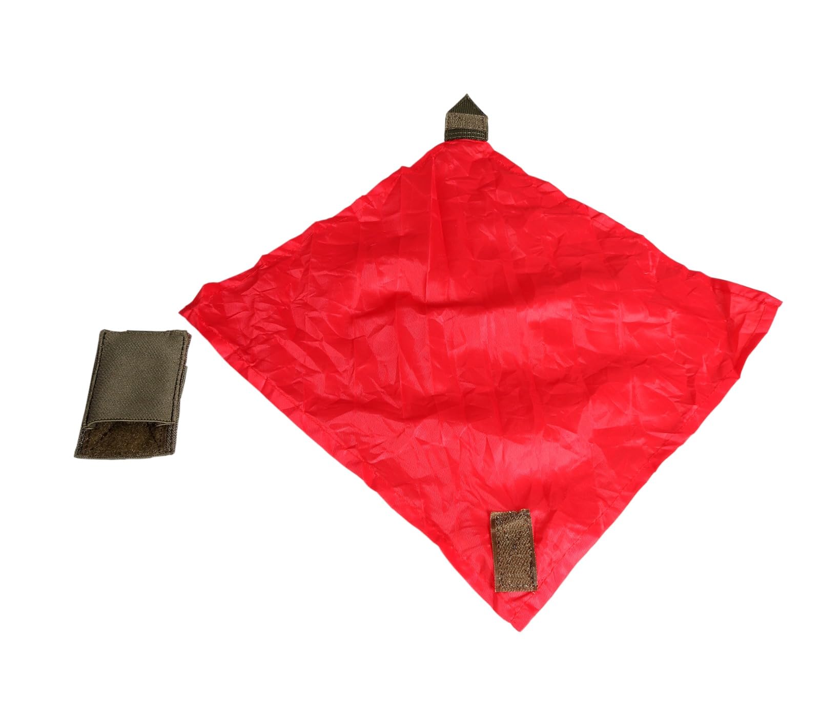 Brassards pour airsoft et paintball - Double Velcro - Rouge et bleu