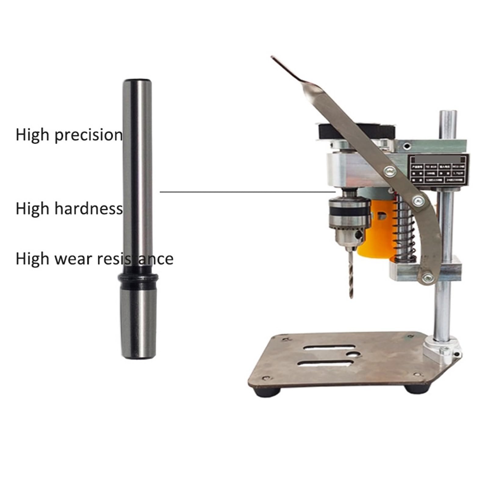 Trapano a colonna, Mini Trapano Da Banco Tavolo In Miniatura Piccolo Fai Te Strumento Di Riparazione Orologi Precisione Desktop DC Casa Perforatrice(TZ-B10)