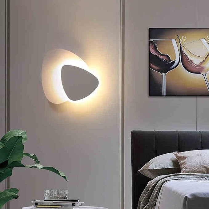 TOMYEUS Binnenwandlamp Nordic Minimalistische Wandlamp Nachtkastje Slaapkamer Maten LED Wandlamp Persoonlijkheid Creatieve Trappenhuis Slaapzaal Lamp Corridor Rotatable Wall Sconce Wandkandelaar photo 3