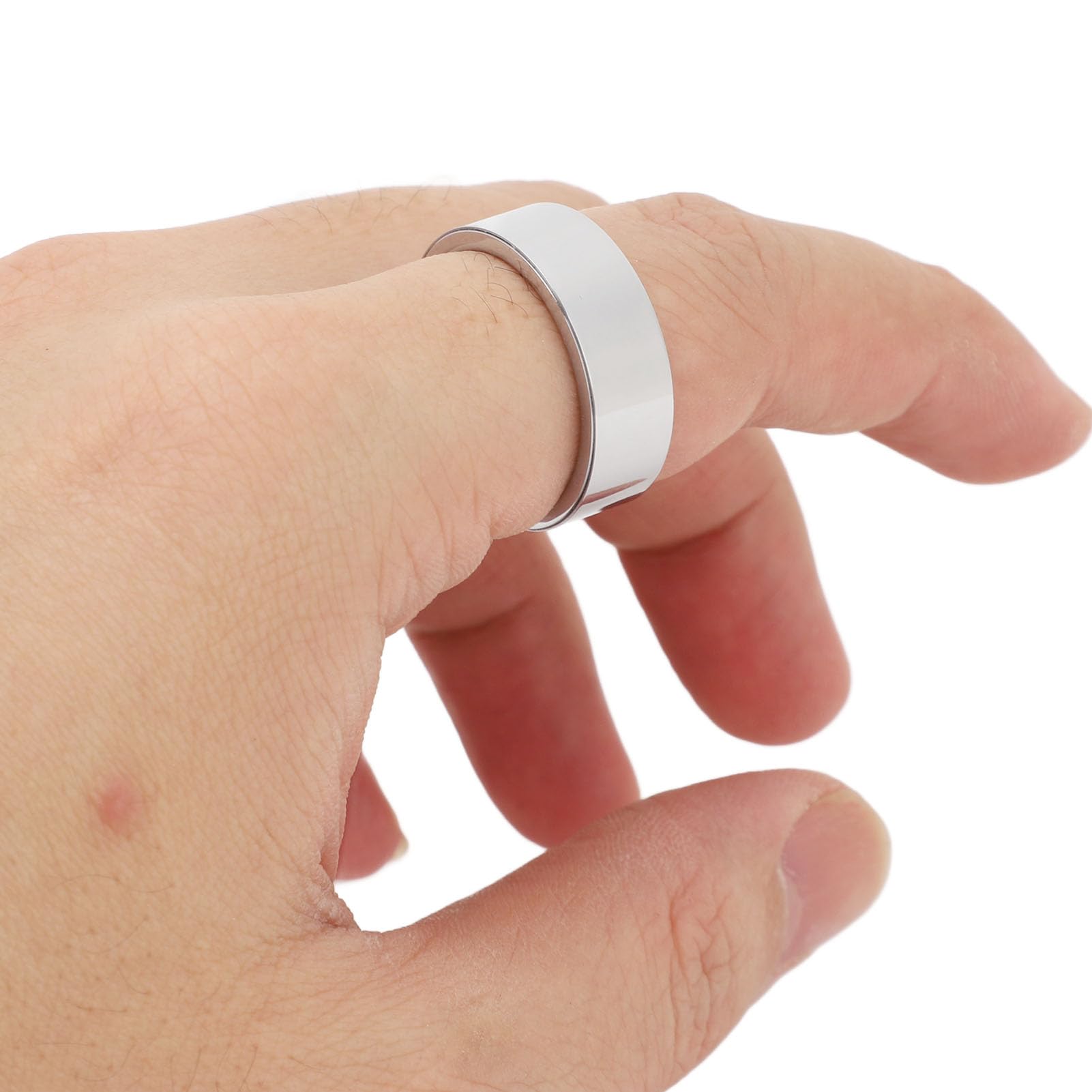 Septpenta Smart Ring Monitoraggio della Salute, Indossabile Fitness Sonno Frequenza Cardiaca Monitoraggio Dell'Ossigeno nel Sangue Anello Intelligente, Anello alla Moda Ricaricabile Impermeabile(20)
