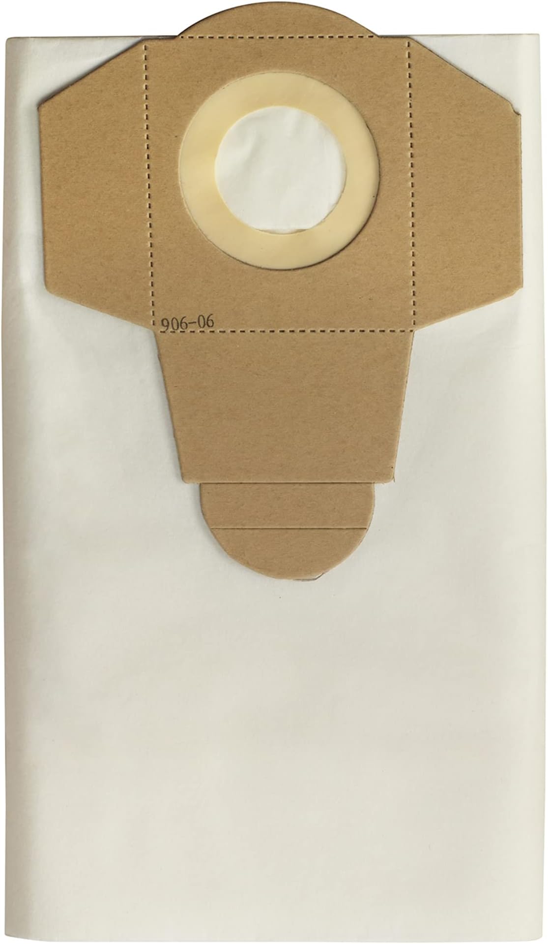 950130 20L Fine Filtration Dust Bags for Wet & Dry Vacuum Cleaners and Dust Extractors (5 Pack), White