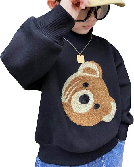 Amazon Feellway トレーニングウェア クルーネックスウェットシャツ ボーイズ ファッション 秋冬 裹起毛 厚手 子供服 C1122 トレーナー パーカー 通販