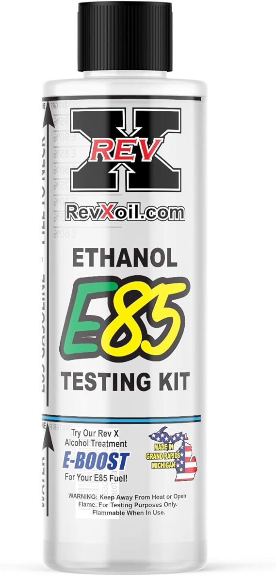 REV X E85T0501 E85 Gasoline Tester Easy to Use Ethanol Test Kit, Gas