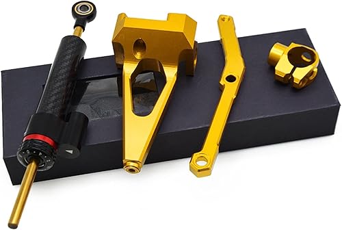 Miniatura 1 de NASJAQ Kit de soporte CNC de fibra de carbono para motocicleta estabilizar el soporte del amortiguador para Yamaha MT-09 MT09 FZ09 FZ-09 2013-2019