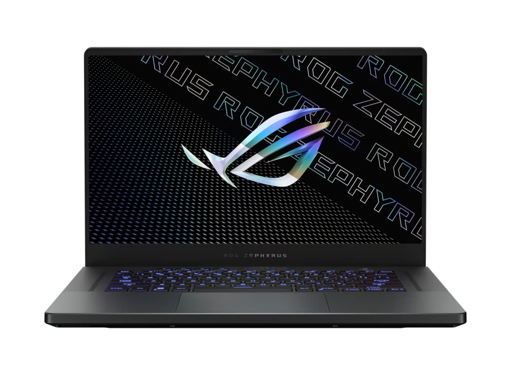 Image of ASUS ROG Zephyrus G15 (2022), 15.6-inch (39.62 cm) WQHD 240Hz /3ms, AMD Ryzen 9 6900HS, 6GB RTX 3060 Graphics, Gaming Laptop, GA503RM-LN095WS MW203 Wireless Silent Mouse (Black)