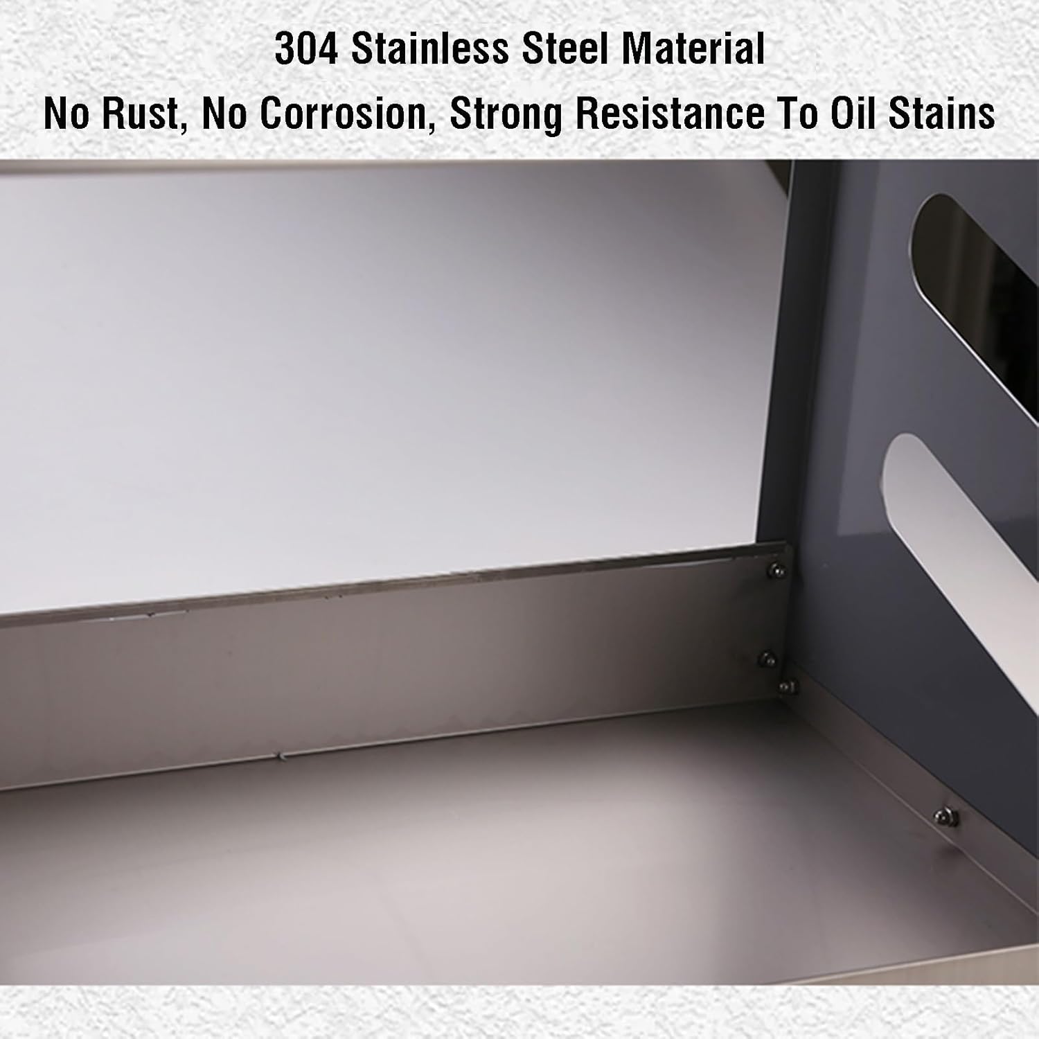 3-Tier Pull-Out Kitchen Cabinet Organizer, Adjustable Hanging Shelves for Appliances, Space-Saving Pull-Down Storage Solution for Tall Cabinets (Fits 650mm Cabinets)