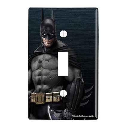 Batman Arkham Asylum Video Game Plastic Wall Decor Toggle Light Switch Plate Cover