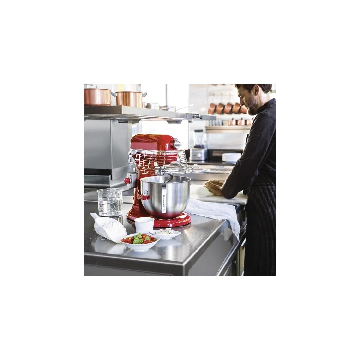 Kitchenaid 5ksm7990xber Ber Planetenmischer, rot, 6.9 l