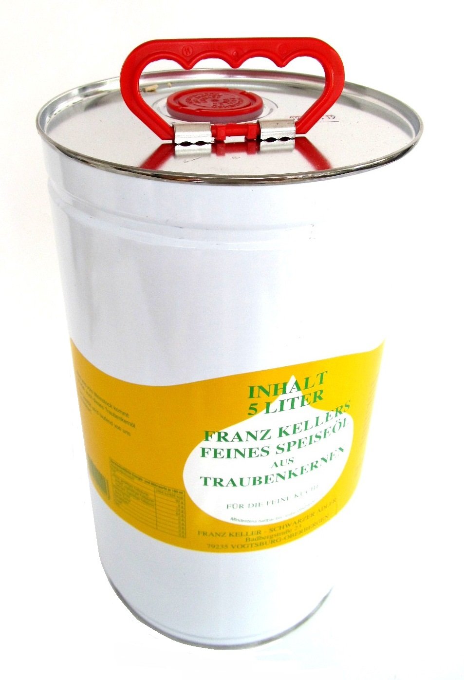 Traubenkern Öl, von Franz Keller, 5 l Kanister