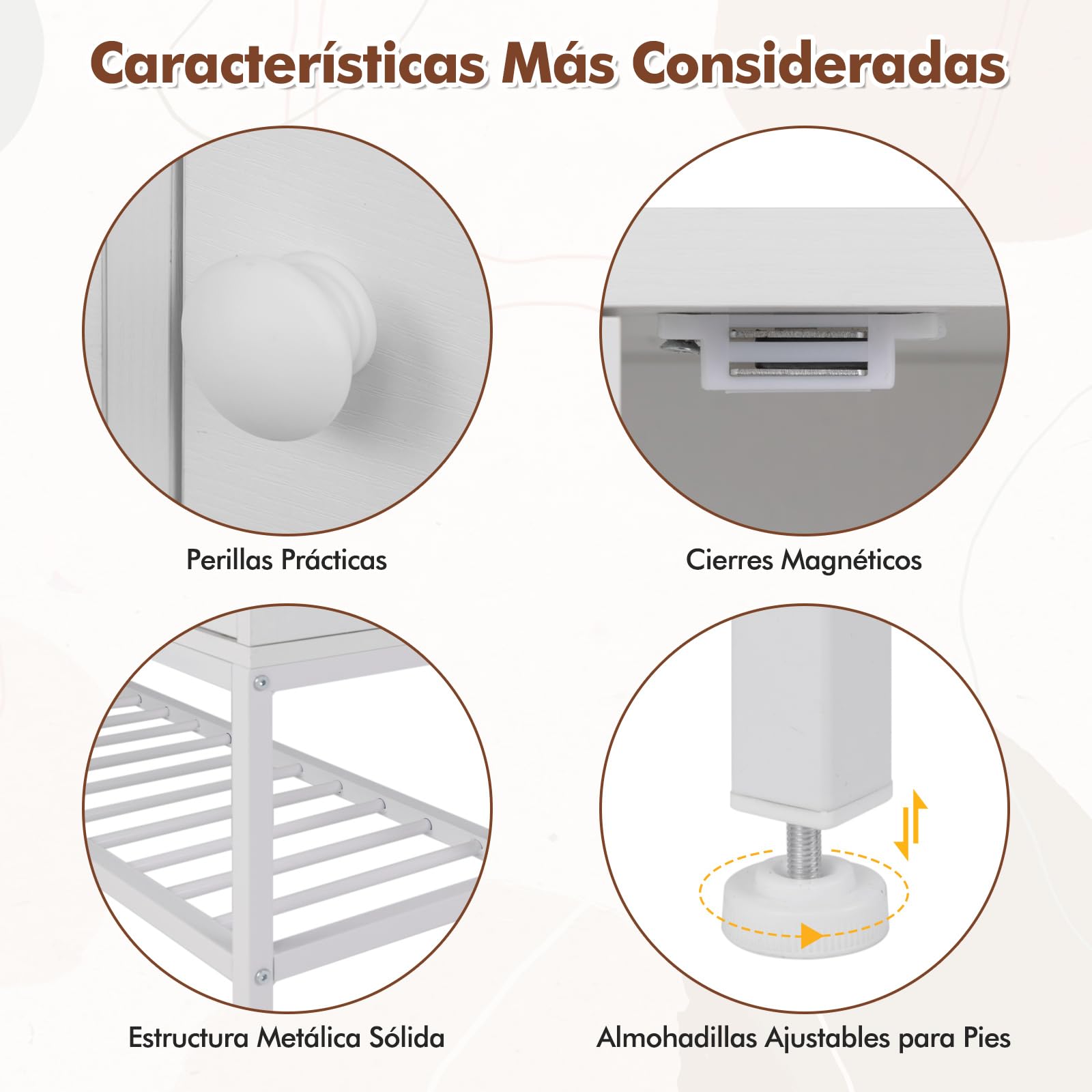 COSTWAY Banco Zapatero, Caja Abatible y 2 Puertas, Zapatero con Asiento, Calzador Retráctil, Gancho Lateral, Banco con Almacenaje Recibidor Entrada Pasillo, Blanco, 100 x 30 x 68 cm