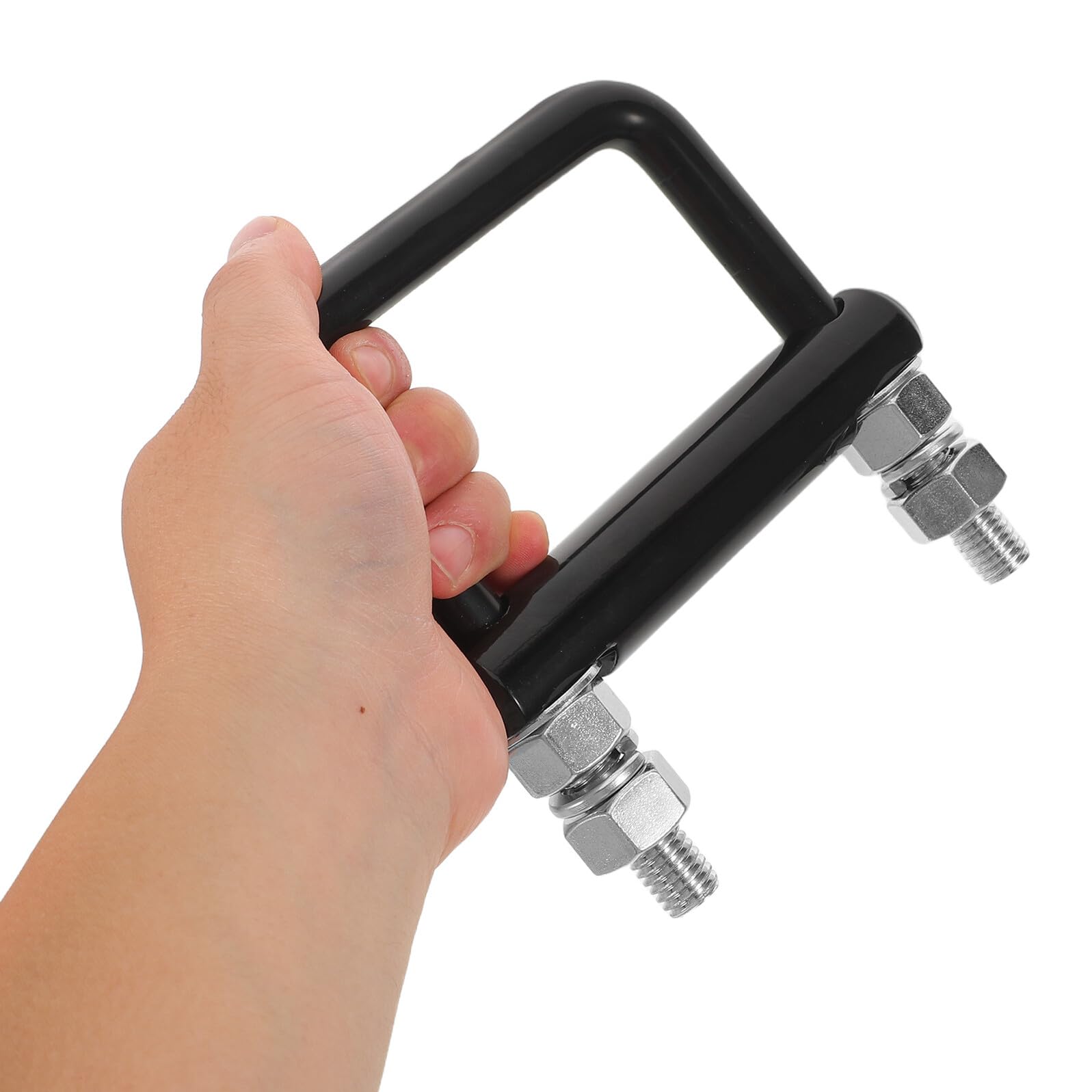 ULTECHNOVO Abrazadera de Enganche 2.5 Pulgadas de Acero al Carbono Negra